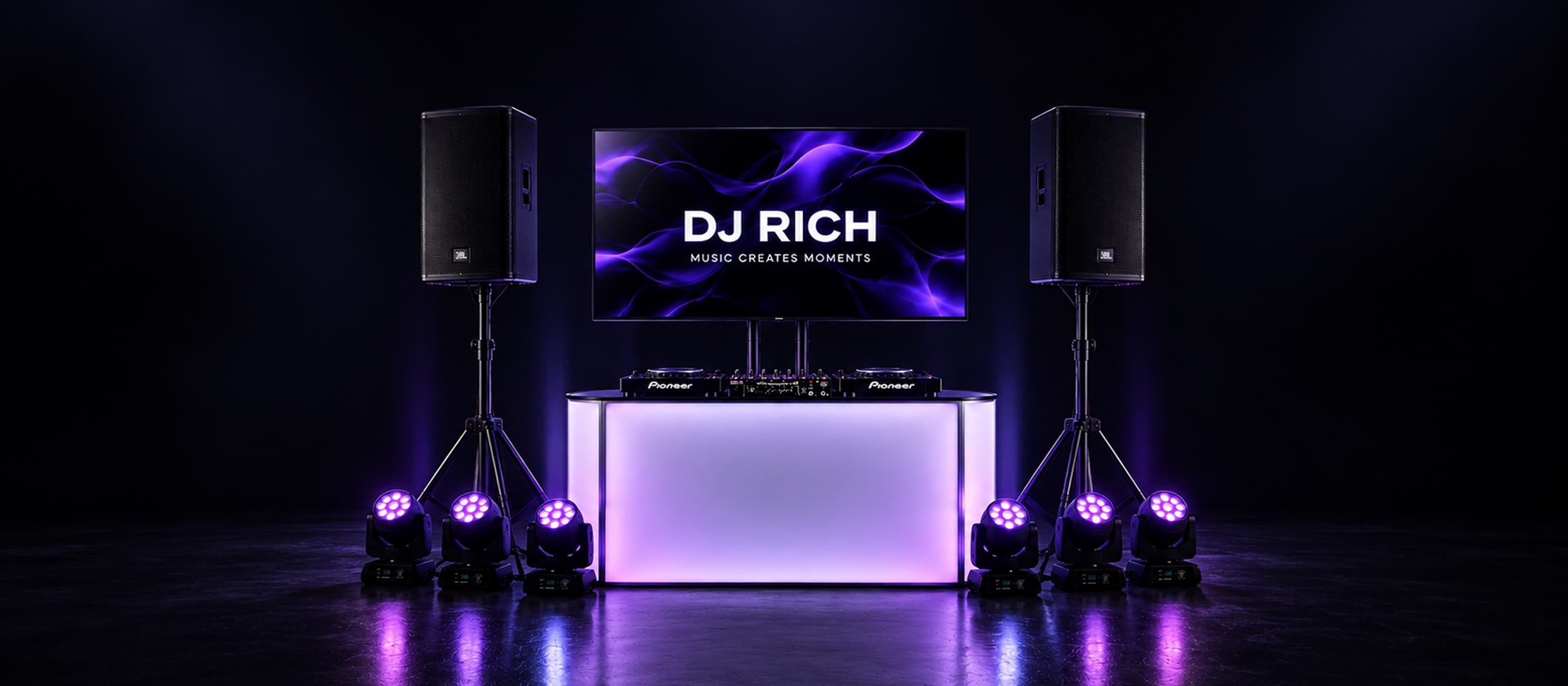 DJ Rich setup